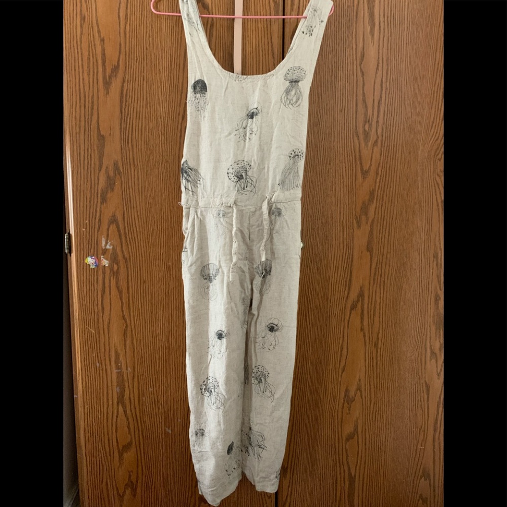 Octopus print jumpsuit